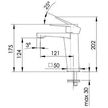 Смеситель для раковины Remer Dream D12 Хром — фото 2, Смесители для раковины