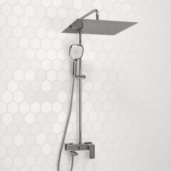 A177.119.065.010.CH Душевой комплект со смесителем — фото 1, Душевые стойки