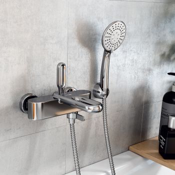 Kammel 1801 Смеситель для ванны с коротким изливом — фото 5, Смеситель для ванны