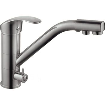 Смеситель для кухни Haiba HB4321-5 Сатин — фото 1, Смесители для кухни