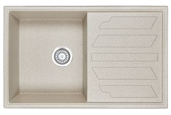 Granula-8002, ПИРИТ, кухонная мойка, кварц — фото 1, Кухонные мойки