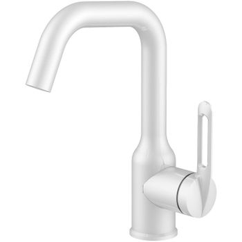 Смеситель для раковины Haiba HB10825-8 Белый матовый — фото 1, Смесители для раковины