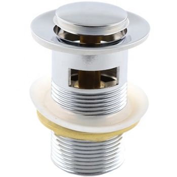 Донный клапан CeramaLux RD013 Click-Clack Хром — фото 1, Донные клапаны