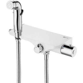 Гигиенический душ со смесителем Lemark Comfort LM7169CW с термостатом Хром — фото 1, Гигиенические души