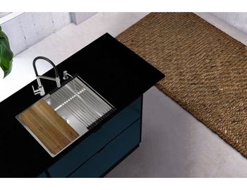 Мойка для кухни NOX 50 BRS 540x440x200 в комплекте с интегрированным сифоном — фото 2, Кухонные мойки