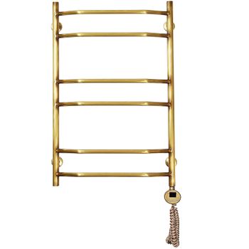 Электрический полотенцесушитель Domoterm Лаура П6 500x800 АБР ER Античная бронза — фото 1, Электрические полотенцесушители