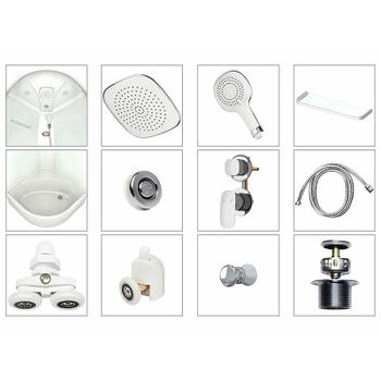 Душевая кабина Melodia della vita Classica 80x80 MB01032 без гидромассажа — фото 3, Душевые кабины