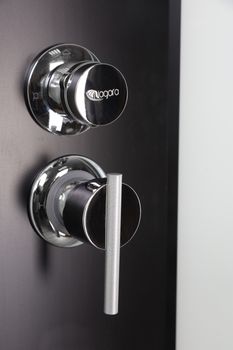 Душевая кабина Niagara Classic NG-6707-14BKG (80х80х200) высокий поддон(40см),черный,стекло прозрачн — фото 6, Душевые кабины