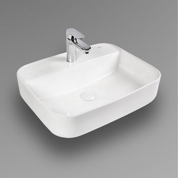 Раковина Bond 50 S13-500 Белая глянцевая — фото 5, Раковины накладные