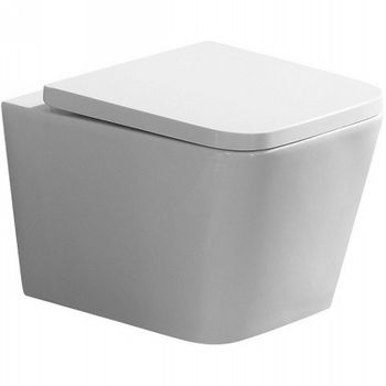 Унитаз Azario Nova AZ2216 подвесной Белый с сиденьем Микролифт — фото 1, Подвесные унитазы