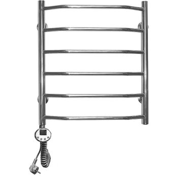 Электрический полотенцесушитель Domoterm Лаура П6 500x600 EL Хром — фото 1, Электрические полотенцесушители