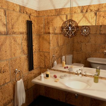 Электрический полотенцесушитель Маргроид Inaro профильный 1200x120 Inaro-12012-1081-9005R правый Чер — фото 2, Электрические полотенцесушители