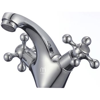 Смеситель для раковины Milardo Duplex DUPSB01M01 Хром — фото 1, Смесители для раковины