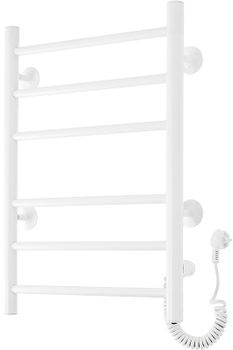 Электрический полотенцесушитель Domoterm Аврора DMT 109-6 40x60 EK R Белый матовый — фото 4, Электрические полотенцесушители