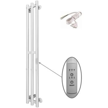 Электрический полотенцесушитель Altasan Арго 120х17 Арго12017БМ Белый матовый — фото 1, Электрические полотенцесушители