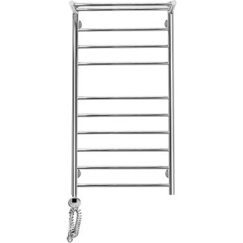 Электрический полотенцесушитель Domoterm Медея сп П10 500x1000 EL с полкой Хром — фото 1, Электрические полотенцесушители