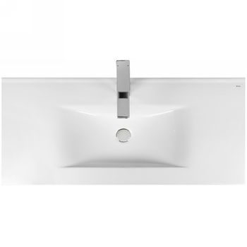 Раковина Bond 100 S05-1000 Белая глянцевая — фото 5, Раковины встраиваемые сверху