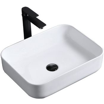 Раковина-чаша CeramaLux 50 9391 Белая — фото 1, Раковины накладные