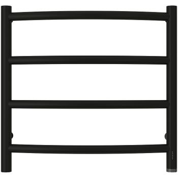 Электрический полотенцесушитель Сунержа Галант 4.0 500x500 R 31-0831-5050 Черный матовый — фото 1, Электрические полотенцесушители