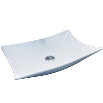 Раковина-чаша CeramaLux 56 9176 Белая — фото 1, Раковины накладные