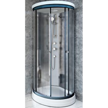 Душевая кабина Radomir Стронг 100x100 1-05-6-0-0-1811 без гидромассажа — фото 1, Душевые кабины