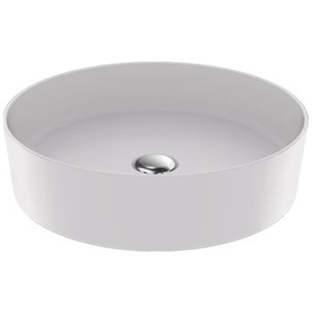 Раковина-чаша Creavit Loop 45 LP145-00MB00E-0000 Белая матовая — фото 1, Раковины накладные