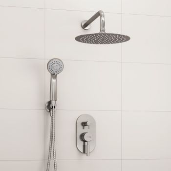 A16421 Встраиваемый комплект для душа с верхней душевой насадкой и лейкой — фото 2, Встраиваемые душевые комплекты