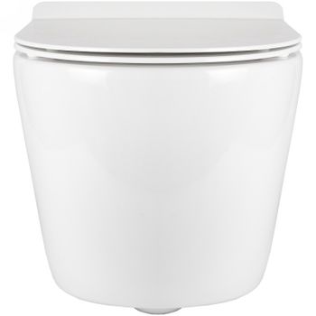 Унитаз Bond F01-10 подвесной Белый с сиденьем Микролифт — фото 19, Подвесные унитазы