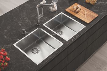 Мойка для кухни KOMBINO 20 SAT-90 340X400X200 в комплекте с сифоном 1130551 — фото 2, Кухонные мойки