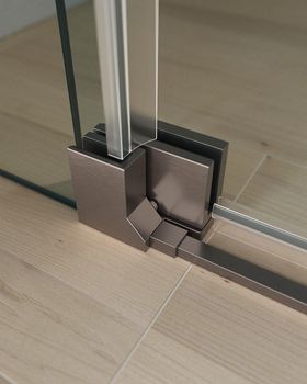 Душевая дверь в нишу CEZARES SLIDER-B-1-90/100-C-GM — фото 2, Душевые двери в нишу