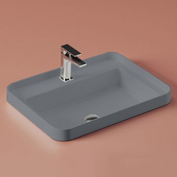 Раковина Artceram Fuori 60 TFL034 37 00 Denim — фото 3, Раковины встраиваемые сверху