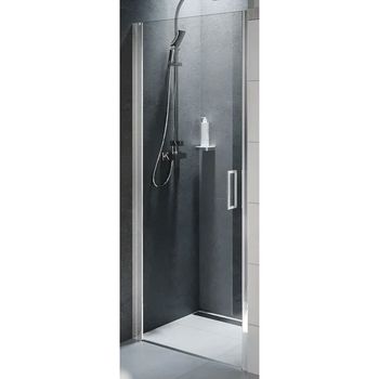 Душевая дверь Riho Novik Z101 80 G003001120 (GZ1080000) профиль Хром стекло прозрачное — фото 1, Распашные душевые двери