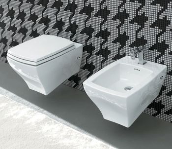 Биде Artceram Jazz JZB001 01 00 подвесное Белое — фото 4, Биде подвесные