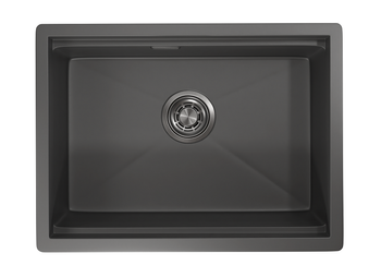 Granula-KS-6045U, ГРАФИТ МАТОВЫЙ, стальная кухонная мойка KITCHEN SPACE — фото 1, Кухонные мойки
