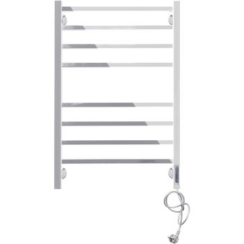 Электрический полотенцесушитель Domoterm Квадро П8 500x800 EK R Хром — фото 1, Электрические полотенцесушители