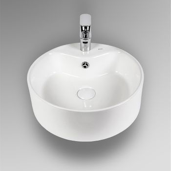 Раковина Bond 41 S03-410 Белая глянцевая — фото 4, Раковины накладные