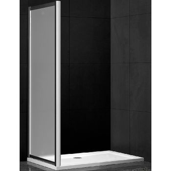 Душевая стенка Gemy 70 A70M профиль Хром стекло матовое — фото 1, Боковые стенки