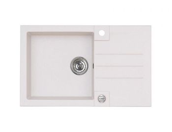 Мойка для кухни GALAPAGOS 30 GRANITAL CARBON-G91 770x430x150;1X; с сифоном 1105296, — фото 1, Кухонные мойки