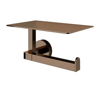 Asphe K-77725 Держатель туалетной бумаги с полочкой для телефона — фото 1, Держатели туалетной бумаги