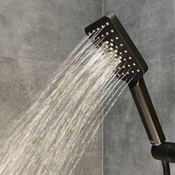 Комплект смесителей Bond Cube B03-5388 Черный матовый — фото 12, Готовые комплекты для ванной комнаты