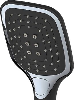 Смеситель на борт ванны Haiba HB80805-7 Черный матовый Хром — фото 2, Смесители на борт ванны