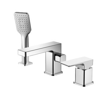 Смеситель «Berlin» на борт ванны на 3 отверстия, арт. BR355 — фото 1, Смесители на борт ванны