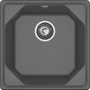 GRANFEST Мойка UNIQUE 500 1-чаша 500*500мм графит арт.GF- — фото 2, Кухонные мойки