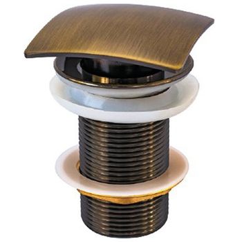 Донный клапан CeramaLux RD009 Click-Clack Бронза — фото 1, Донные клапаны