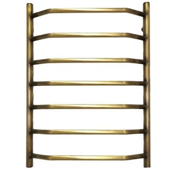 Водяной полотенцесушитель Domoterm Лаура П7 500*700 АБР Античная бронза — фото 1, Водяные полотенцесушители