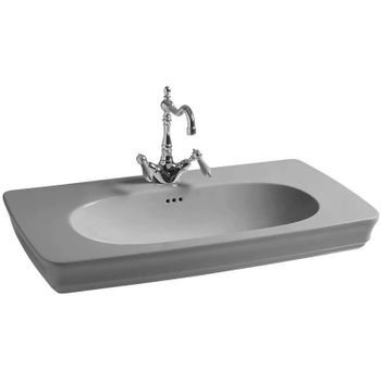 Раковина Artceram Civitas 90 CIL002 34 00 Серая — фото 1, Раковины подвесные