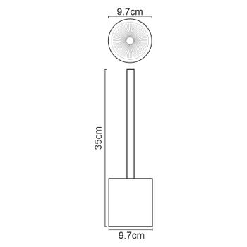 Neime K-1927 Щетка для унитаза — фото 3, Ершики для унитаза