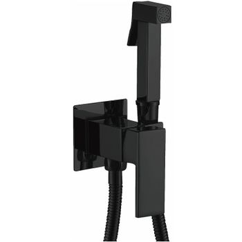 Гигиенический душ со смесителем Haiba HB5512-7 Черный матовый — фото 1, Гигиенические души