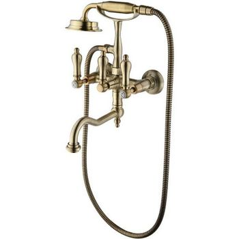 Смеситель для ванны Caprigo Adria-Classic Metal Edition 03M-510-vot Бронза — фото 1, Смеситель для ванны