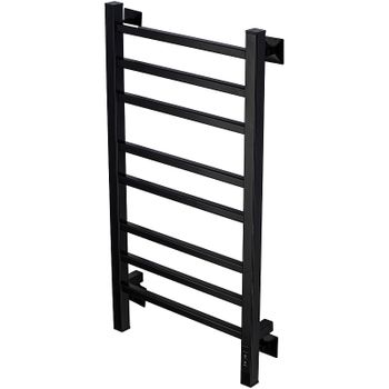 Электрический полотенцесушитель Comfysan Pioli-K EC-8 80x40 014254 Черный матовый — фото 1, Электрические полотенцесушители